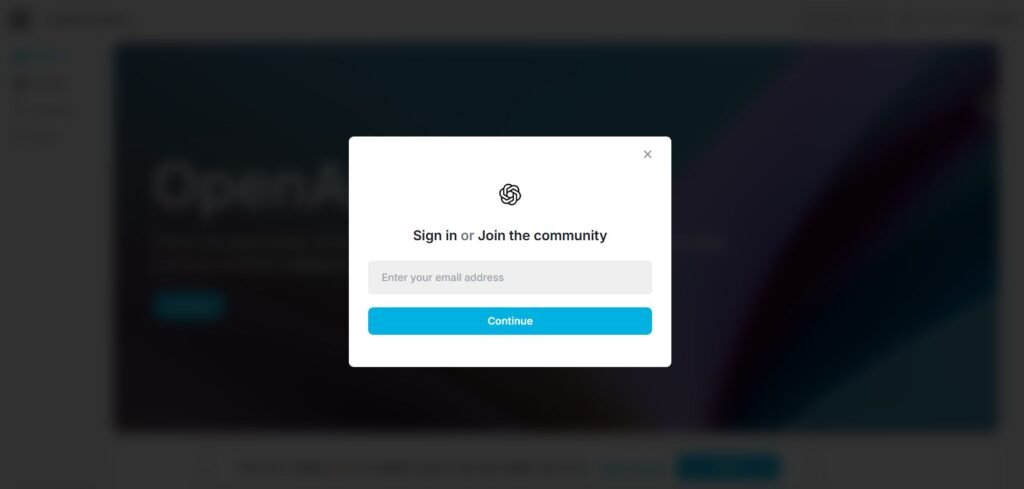 Join OpenAI Community